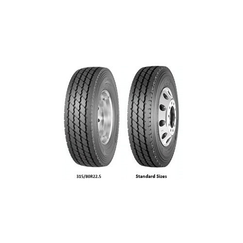 MICHELIN 315/80 R22.5 X WORKS Z 156/150K 3PMSF M+S ALL AXLES