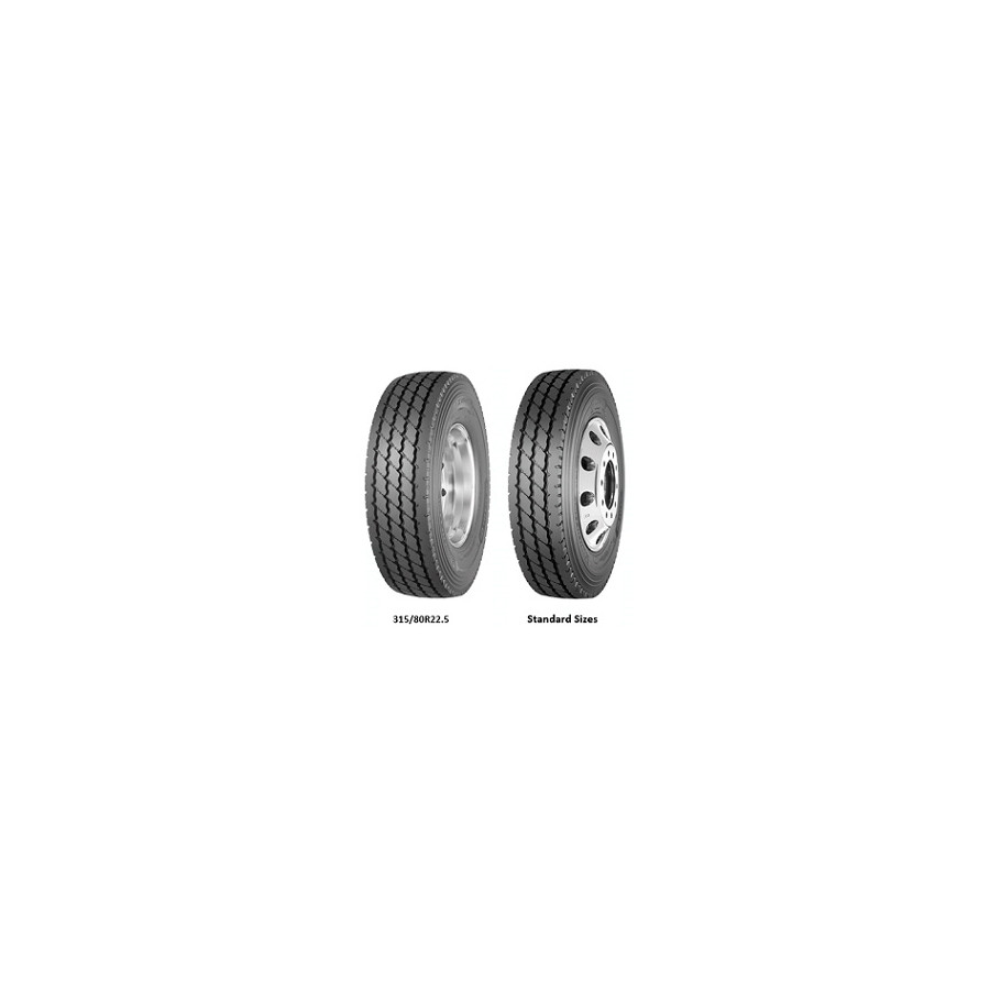 MICHELIN 315/80 R22.5 X WORKS Z 156/150K 3PMSF M+S ALL AXLES
