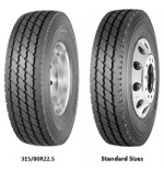 MICHELIN 315/80 R22.5 X WORKS Z 156/150K 3PMSF M+S ALL AXLES