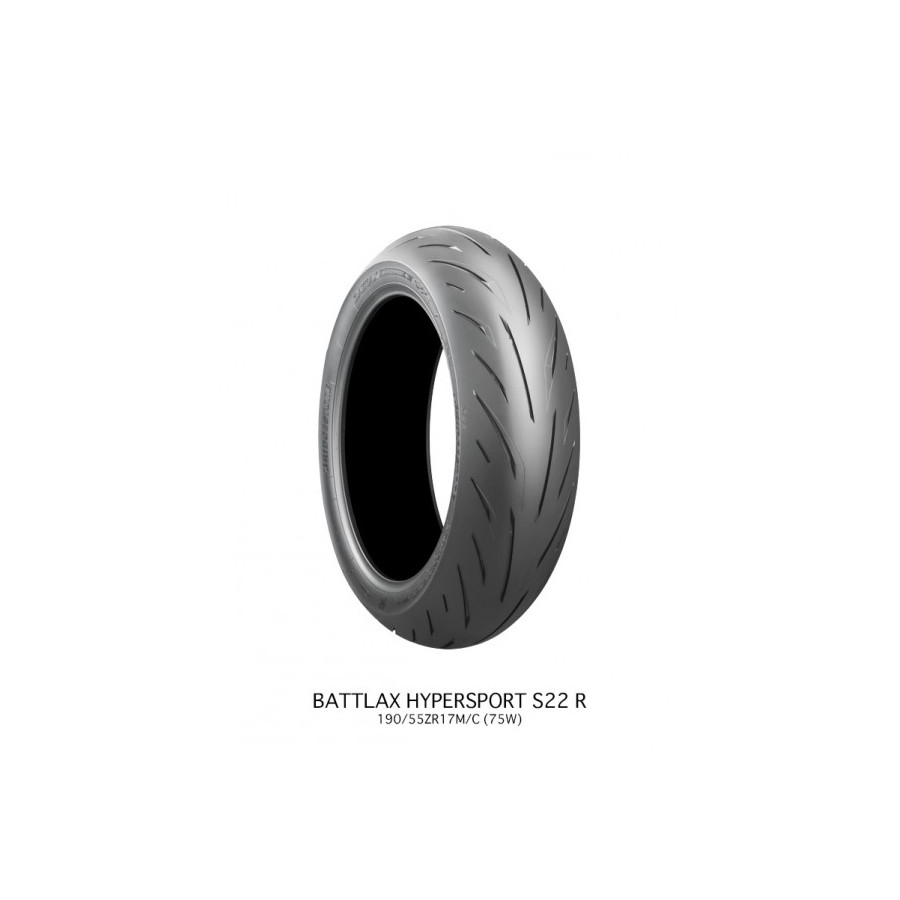 BRIDGESTONE 190/55 ZR17 S22 M/C (75W) TL REAR DOT2025 BRIDGESTONE 190/55 ZR17 S22 M/C (75W) TL REAR DOT2025